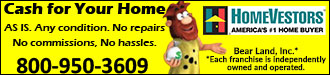 Bear Land, Inc./HomeVestors Wide Sponsorship Banner