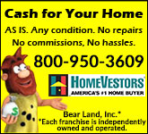 Bear Land, Inc./HomeVestors Tall Sponsorship Banner